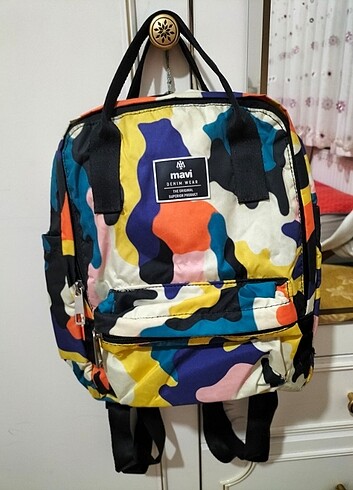 Mavi unisex sırt çantası 