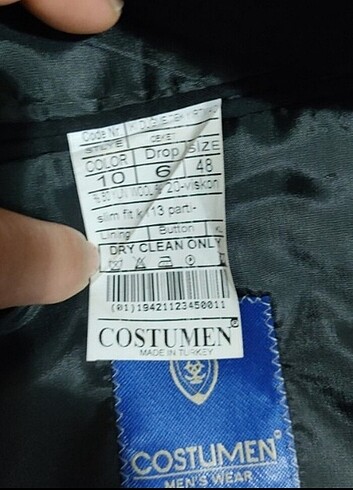 m Beden Takım elbise