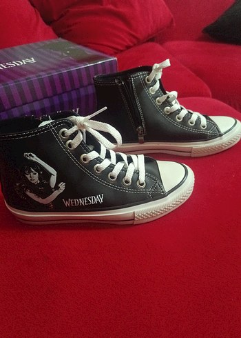 Siyah kız çocuk Spor Ayakkabı - Görsel 2