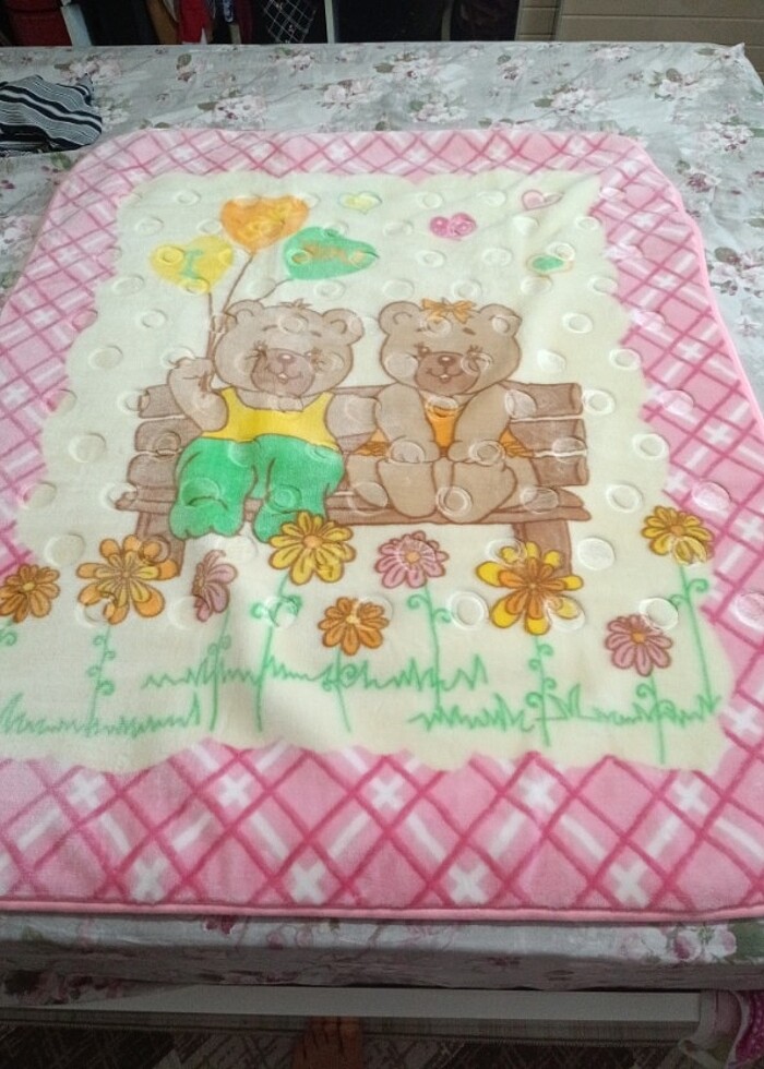 Kız bebek battaniye - Görsel 2