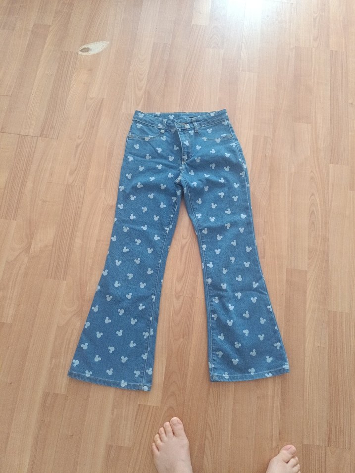 kız çocuk kot pantolon - Görsel 2