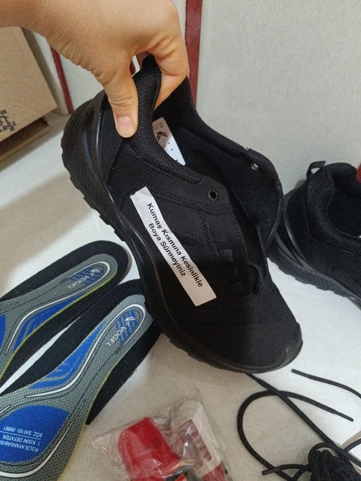 Siyah Erkek Spor Ayakkabı Bağcıkları - Görsel 5