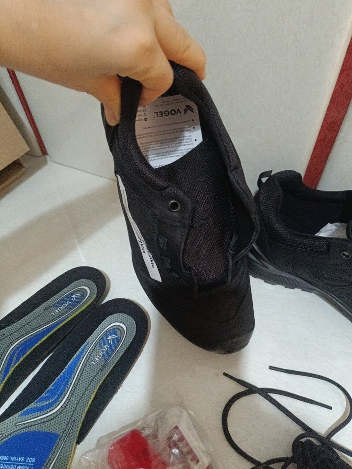 Siyah Erkek Spor Ayakkabı Bağcıkları - Görsel 4