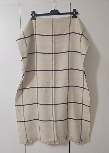 Bej Pamuklu Bohem Kadın Şal - Görsel 2