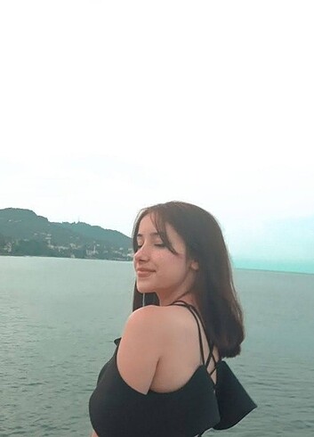 s Beden Siyah kumaş mini elbise