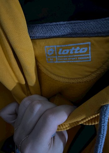 Sarı Baskılı lotto Sweatshirt - Görsel 3