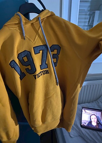 Sarı Baskılı lotto Sweatshirt - Görsel 2