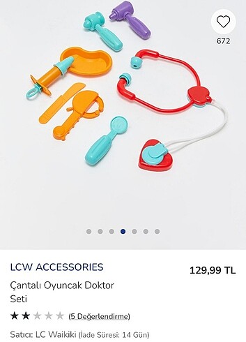 LCW marka doktor seti
