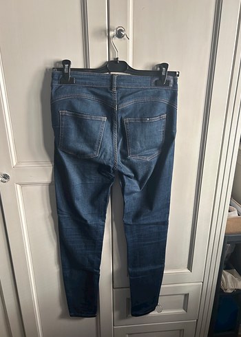 Pull and Bear Kadın Mavi Kot Pantolon, Normal Boy
