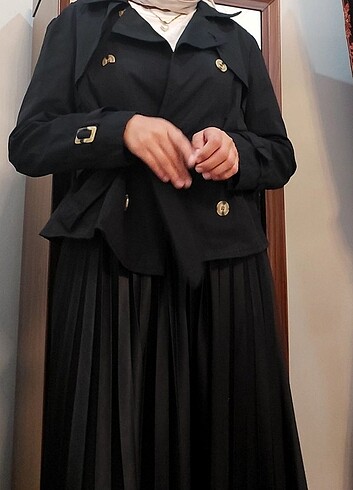 40 Beden Crop Trenç