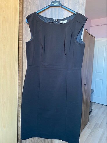 H&M elbise siyah 42 beden