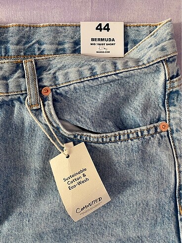 Mango Mango jean / kot şort 44