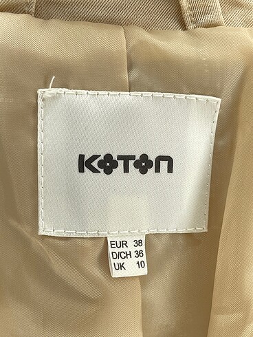 38 Beden çeşitli Renk Koton Trenchcoat %70 İndirimli.