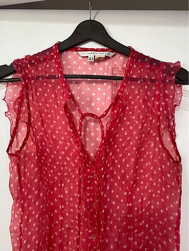 Zara 100/100 ipek bluz S beden