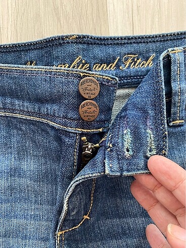 s Beden Abercrombie & Fitch mini kot şort size 8