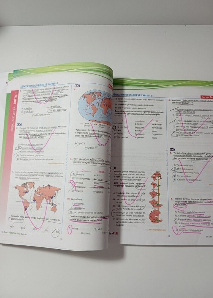10. Sınıf coğrafya test kitabi  - Görsel 2