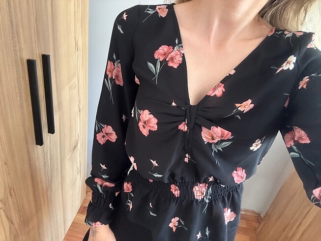 H&M Şifon Crop