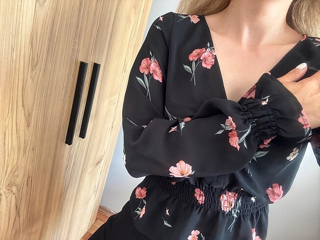 32 Beden Şifon Crop