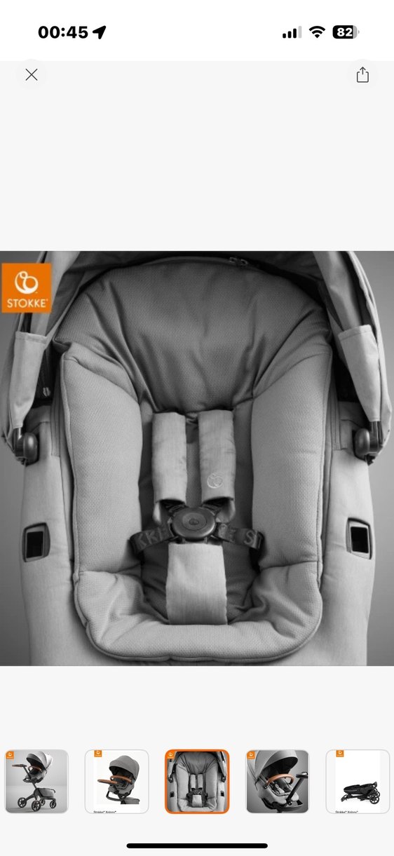 Stokke Gri Bebek Arabası - Görsel 2