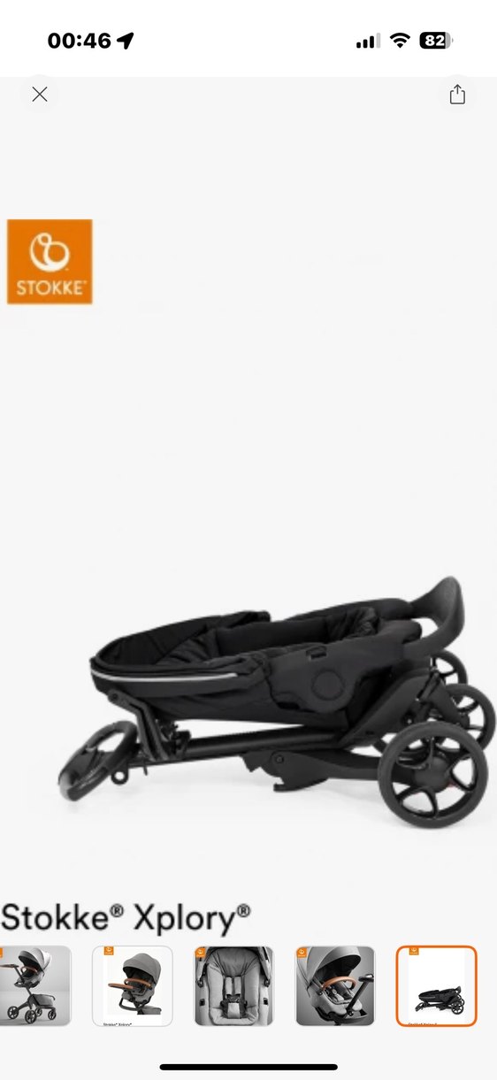 Stokke Gri Bebek Arabası - Görsel 3