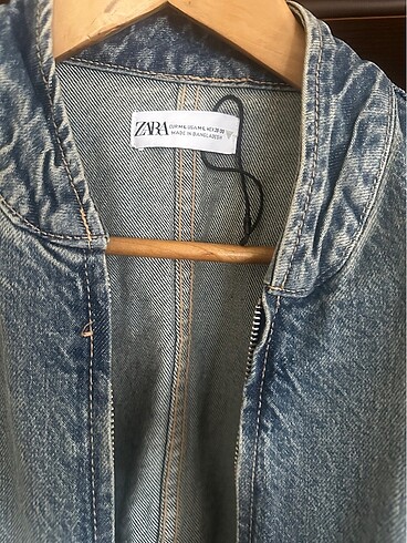 m Beden mavi Renk Oversize kot denim ceket