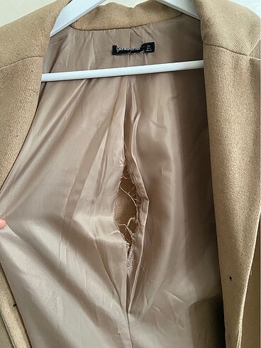 l Beden camel Renk stradivarius kaban