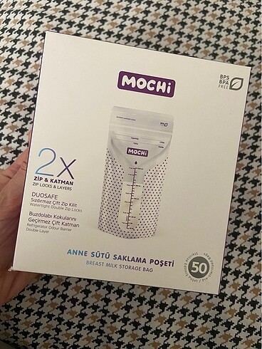 Mochi süt saklama poşeti