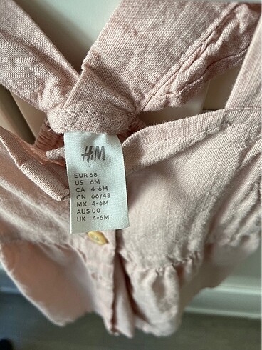 6 Ay Beden H&m bebek elbise