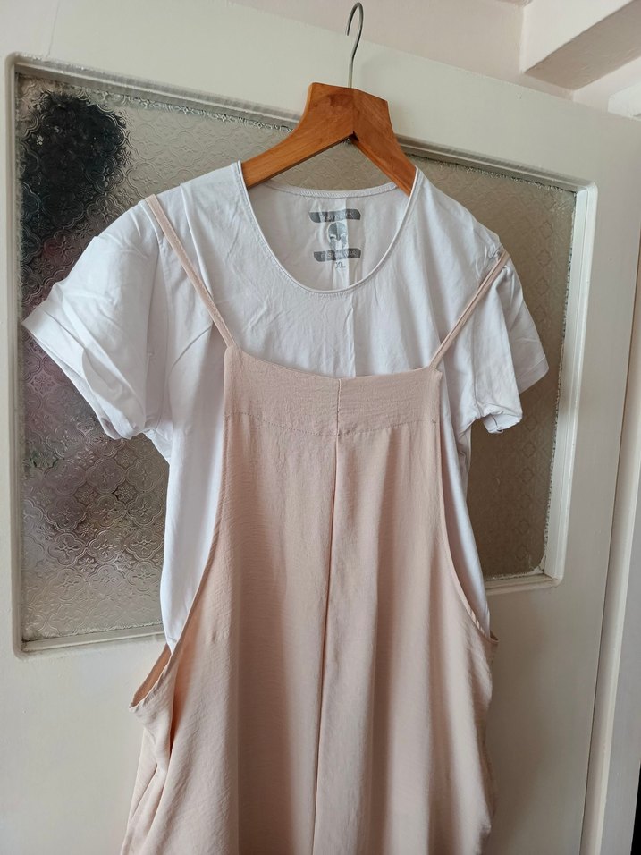 Bej Desenli Kadın Tulum - Görsel 3