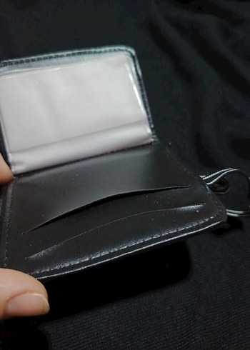 Parlak Siyah Minimalist Erkek Cüzdan - Görsel 4