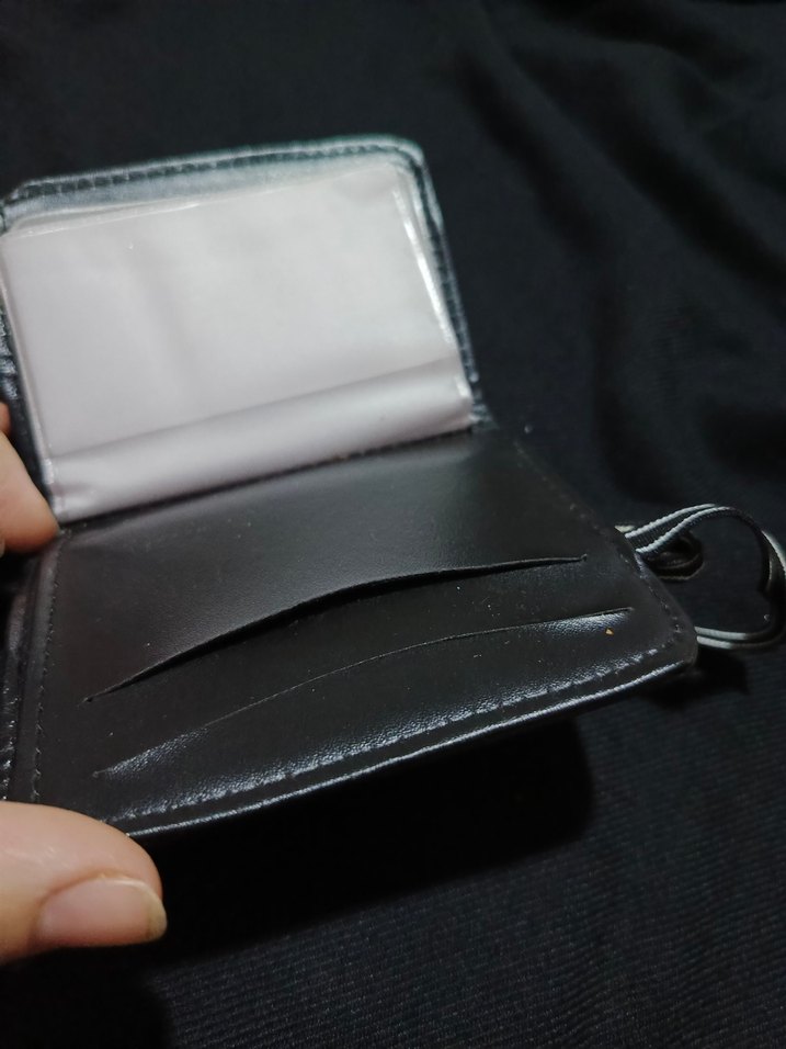 Parlak Siyah Minimalist Erkek Cüzdan - Görsel 4