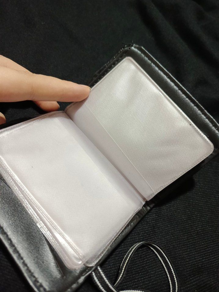 Parlak Siyah Minimalist Erkek Cüzdan - Görsel 3