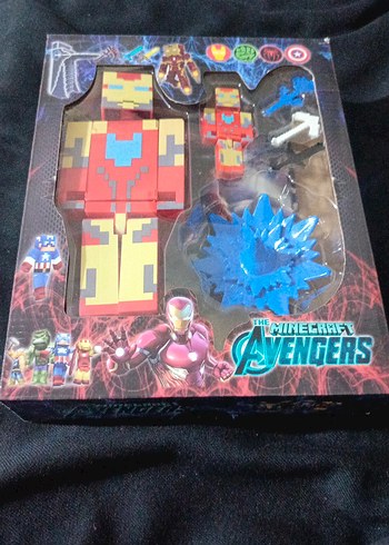  Beden Renk Renkli Minecraft Avengers Aksiyon Figürü Seti
