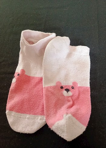 Diğer Kız Çocuk Pembe Baskılı Çorap