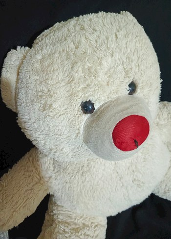Beden Renk Beyaz Peluş Ayıcık Oyuncak