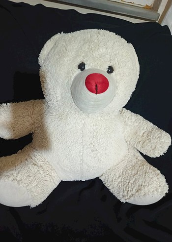 Beden Beyaz Peluş Ayıcık Oyuncak