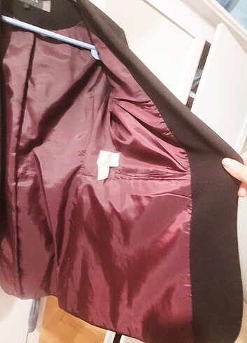 xs Beden siyah Renk Chima Fakir kol slim fit ceket