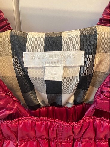 18-24 Ay Beden Orijinal Burberry Kız Bebek Yağmurluk Pantolon