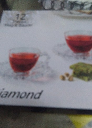 Parlak Mor Cam Fincan ve Tabak - Görsel 5