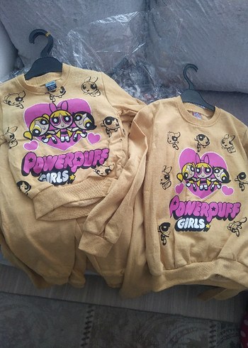 Kız Çocuk Kapüşonlu Uzun Kollu Baskılı Tişört - Görsel 8