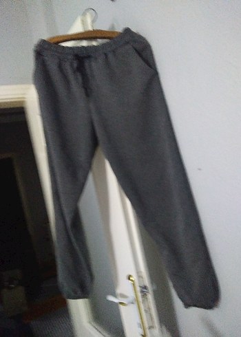 Gri Rahat Kesim Kadın Eşofman Altı - Görsel 2