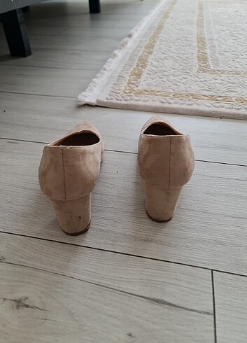 38 Beden Kalın topuklu ayakkabı