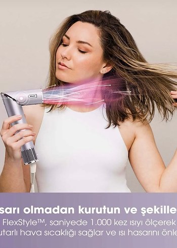  Beden Renk Mor Shark Saç Kurutma Makinesi
