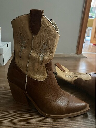 38 Beden camel Renk Kovboy bot