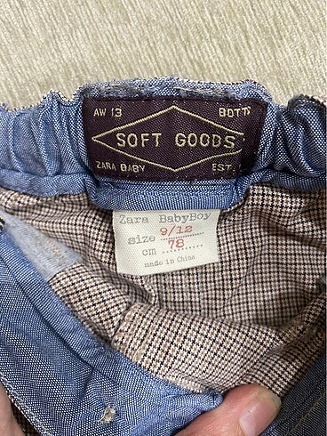 Zara Zara bebek pantolon