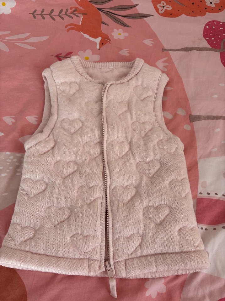 Örgü Desenli Yelek - Görsel 5