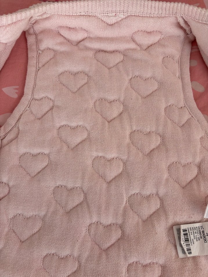 Örgü Desenli Yelek - Görsel 4