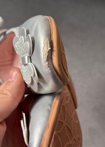 Kız Çocuk Bej Tokalı Babet Ayakkabı - Görsel 5