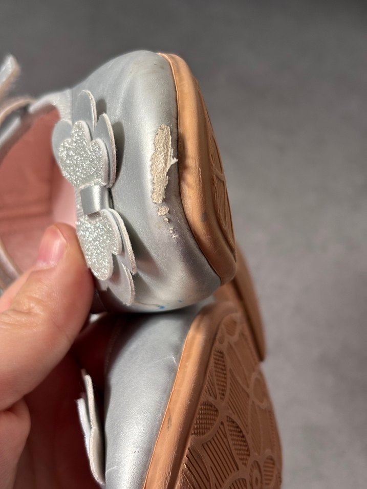 Kız Çocuk Bej Tokalı Babet Ayakkabı - Görsel 5