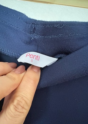 s Beden Kadın Lacivert penye tayt -